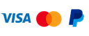 Visa, Mastercard, PayPal